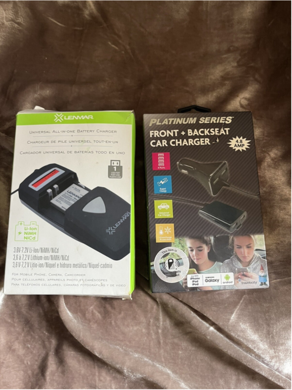 All-in-one battery charger for Mobile Phones, Cameras, and Camcorders& EXTRA SEE
